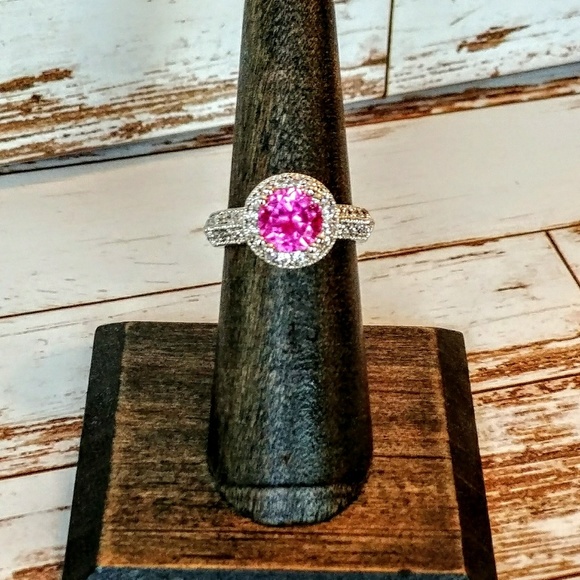 Jewelry - Pink Topaz sterling Silver Ring